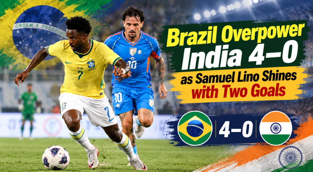 Brazil Beat India 4–0 as Samuel Lino Scores Twice