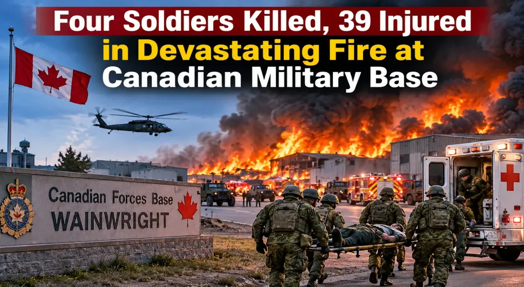 Deadly Fire at Canadian Military Base Leaves Four Soldiers Dead
