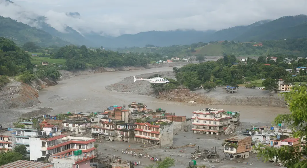 Nepal is using DNA testing to identify flood victims, with over 1,400 bodies recovered and 6,150 people still missing.