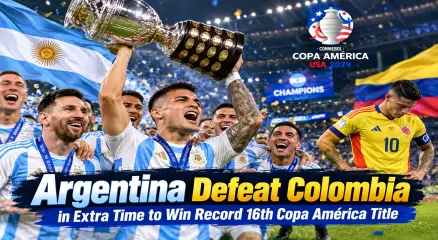 Argentina Celebrate Record 16th Copa América Victory