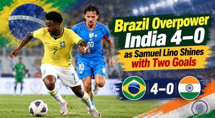 Brazil Beat India 4–0 as Samuel Lino Scores Twice