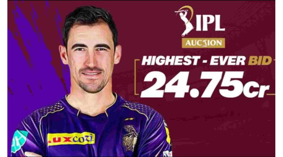 Mitchell Starc breaks the record for IPL auctions.