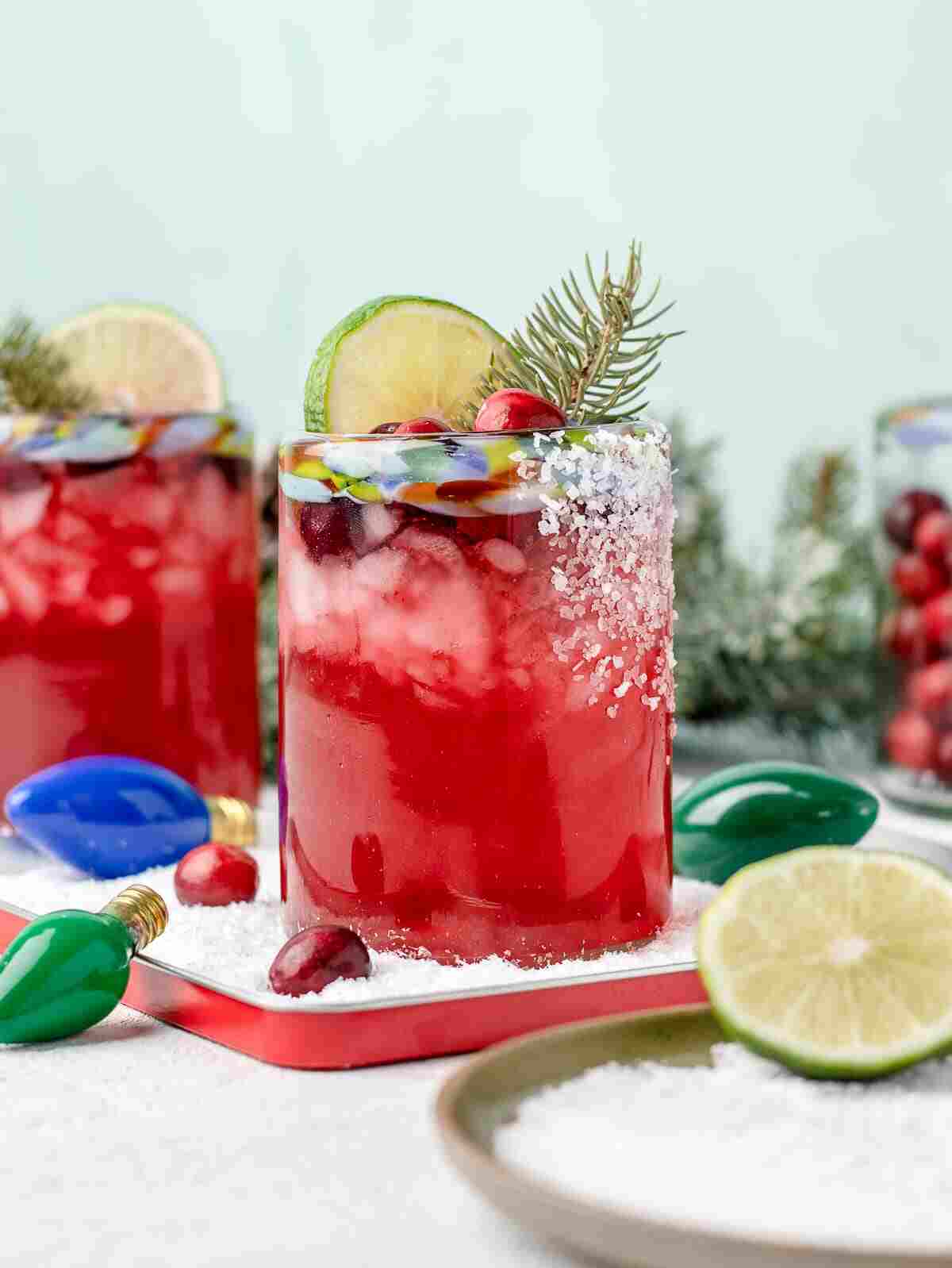 Brighten your Dry January with vibrant Hibiscus Mock tails.