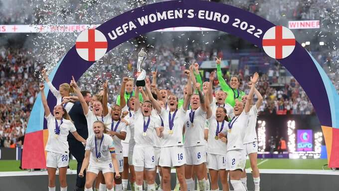 England created history by winning their first major women’s tournament in a dramatic Euro 2022 final against old rivals and eight-time champions Germany at Wembley.