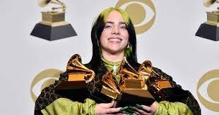 Huge night for Billie Eilish at her first Grammy Awards