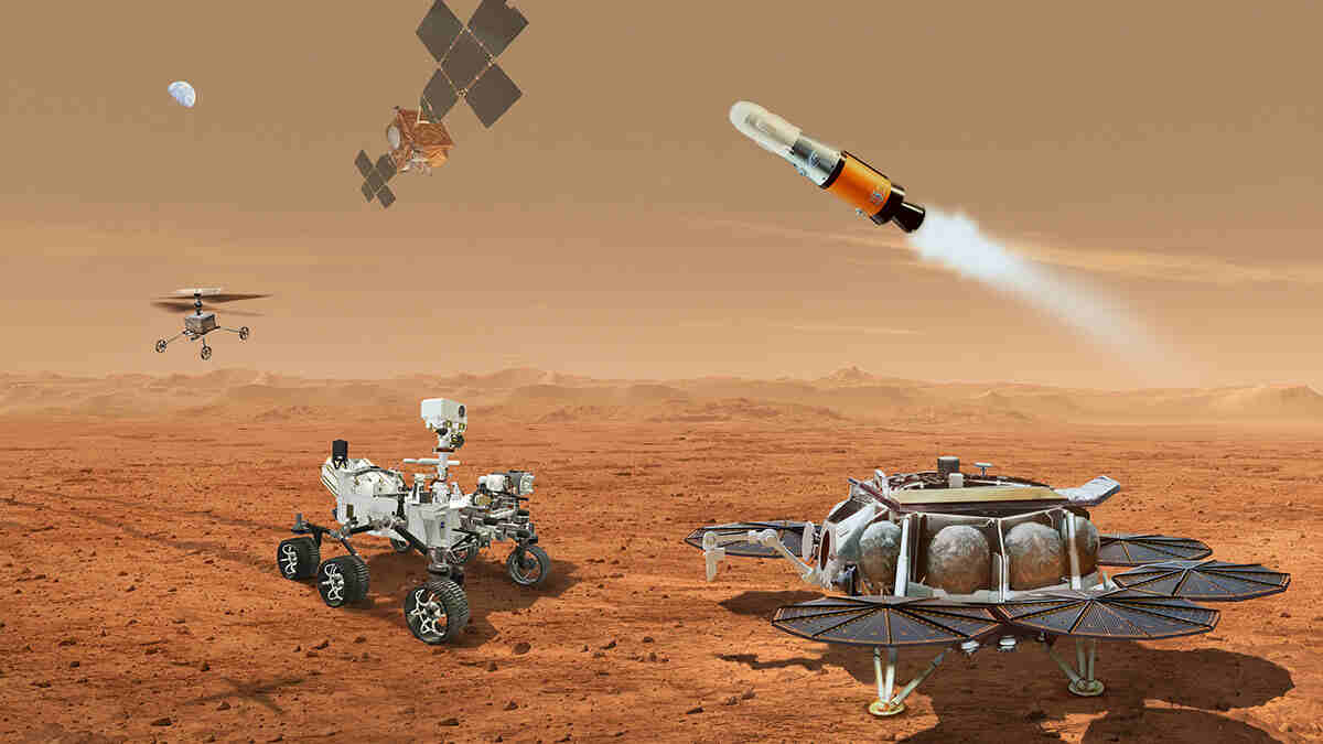 NASA selects Lockheed Martin to transport samples from Mars back to Earth.