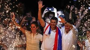 Santiago Peña, the presidential candidate of the ruling party in Paraguay, wins