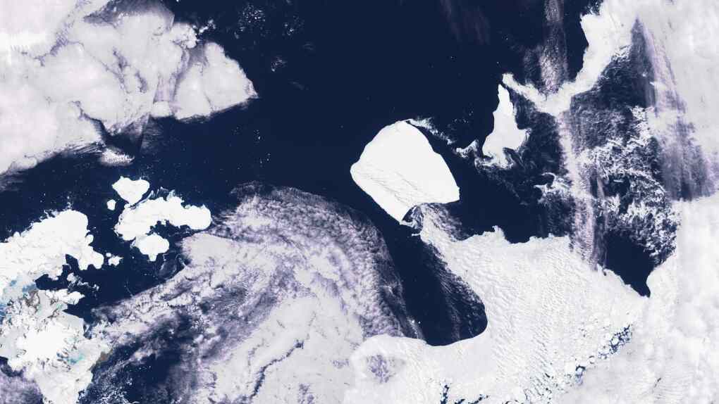 The largest iceberg in the world is leaving Antarctic waters