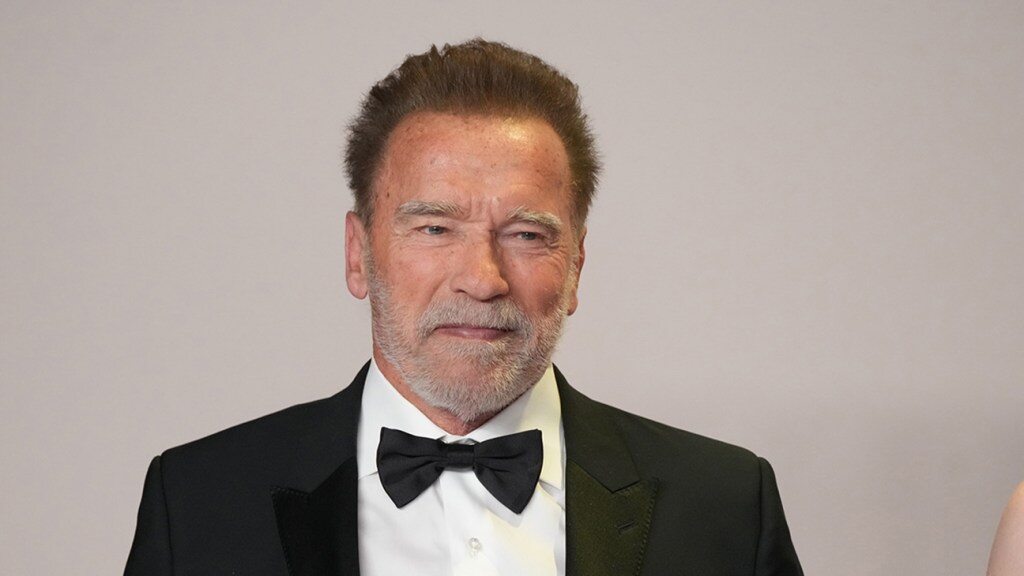 Arnold Schwarzenegger posts photos days after pacemaker surgery.