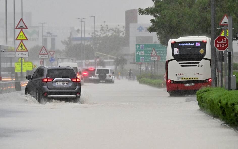 Dubai reels from flood pandemonium as record rains hit the UAE.