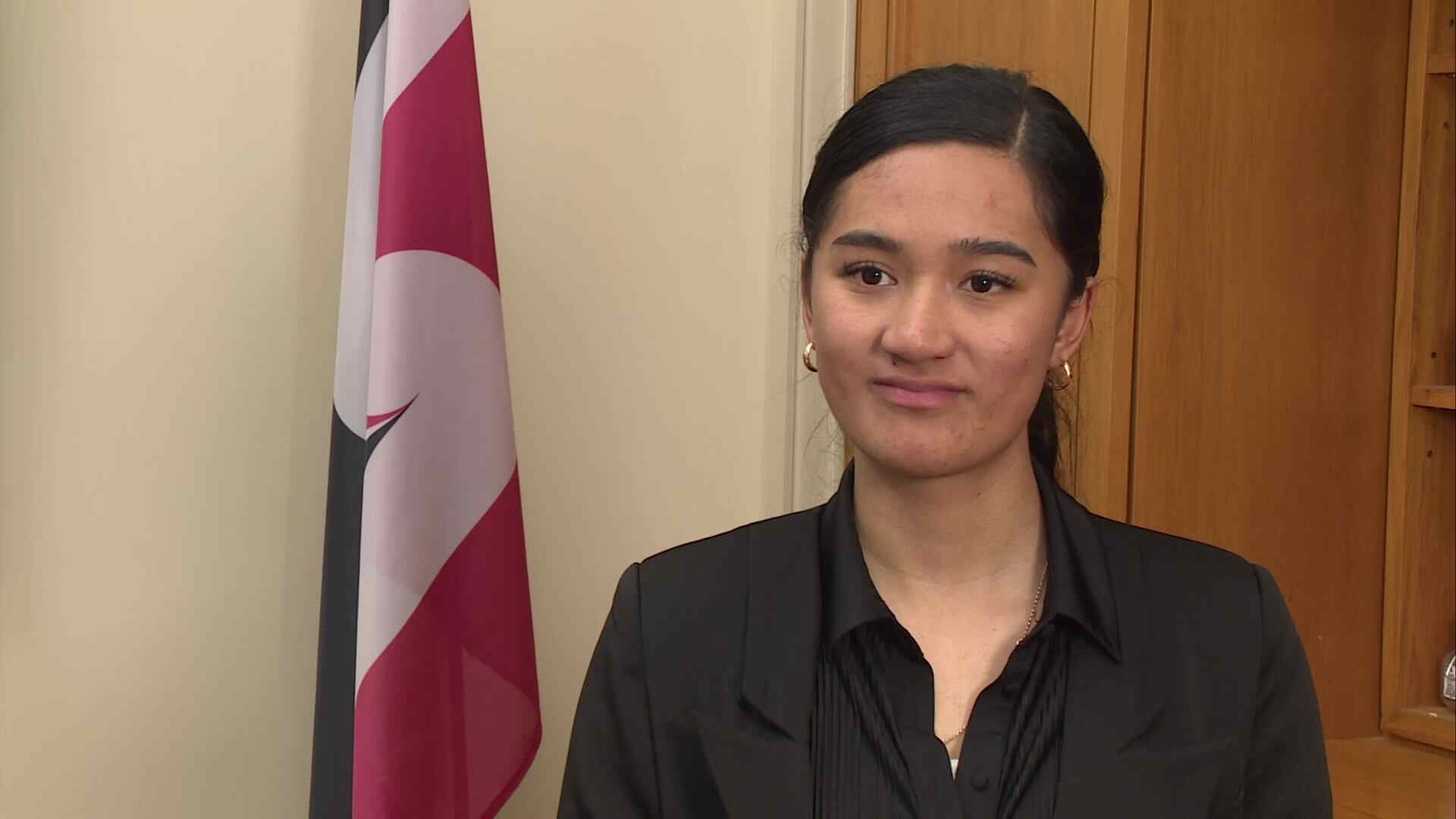 New Zealand’s Youngest MP is Hana-Rawhiti Maipi-Clarke.