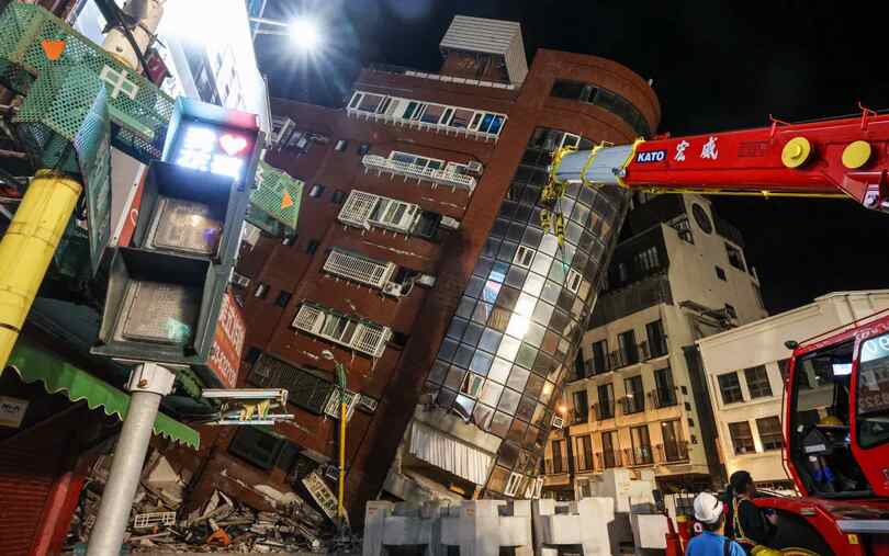 Rescue attempts continue following the Taiwan earthquake.