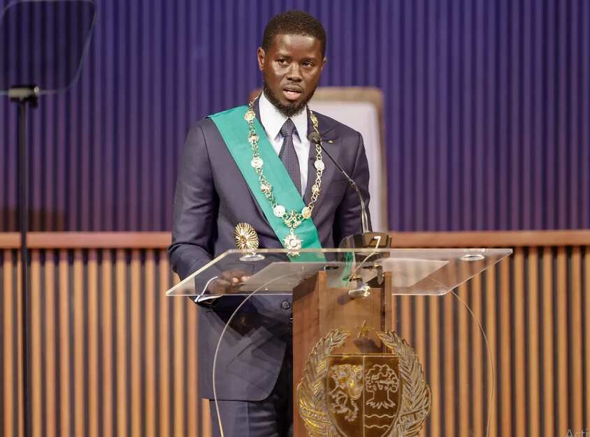 Sworn in as Senegal’s youngest president, Bassirou Diomaye Faye