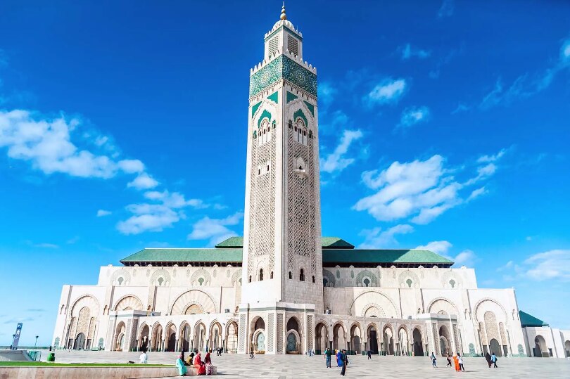 Beautiful Casablanca City in Morocco.