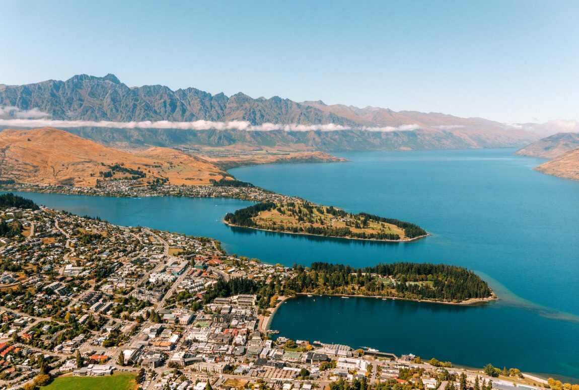 Beautiful city: Queenstown in Newzealand