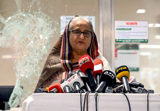 Sheikh Hasina Flees to India After Resignation.