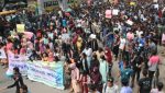 Bangladesh Students of 7 colleges blocked Sciencelab intersection due to non-acceptance of demands