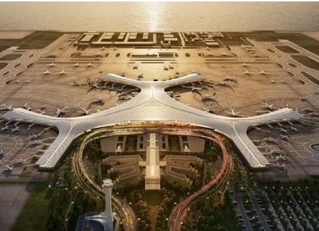 China is Building the World’s Largest Airport on an Artificial Island