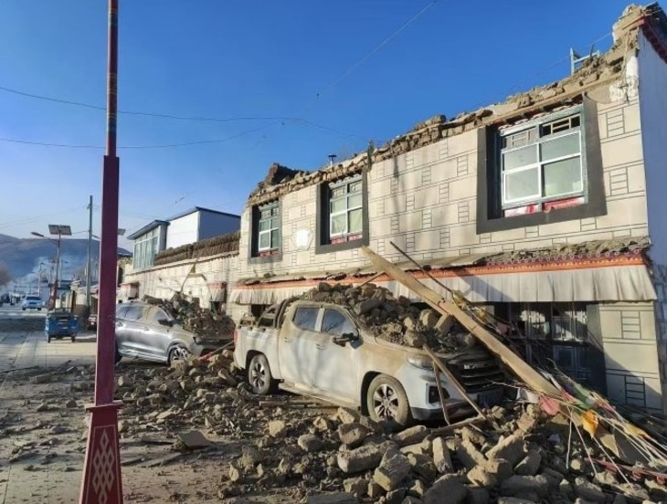 Strong Earthquake in Tibet Kills at Least 53