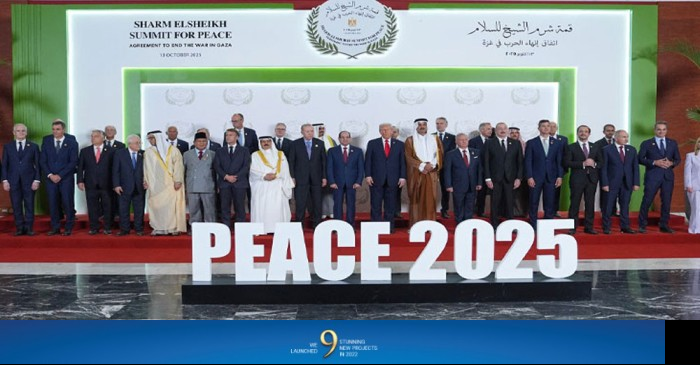 Gaza Peace Deal Signed in Presence of World Leaders; Trump Says: “A New History Has Been Made” Gaza Peace Deal Signed in Presence of World Leaders; Trump Says: “A New History Has Been Made”